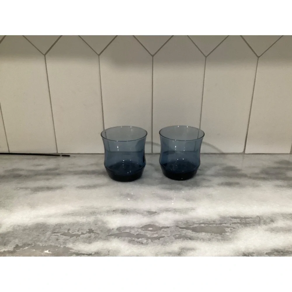 Vintage Libbey Apollo Dusky Blue Small 3